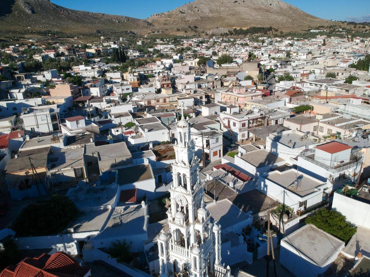 Rhodes Archangelos Traditional Village House In With Private Yard Экстерьер фото
